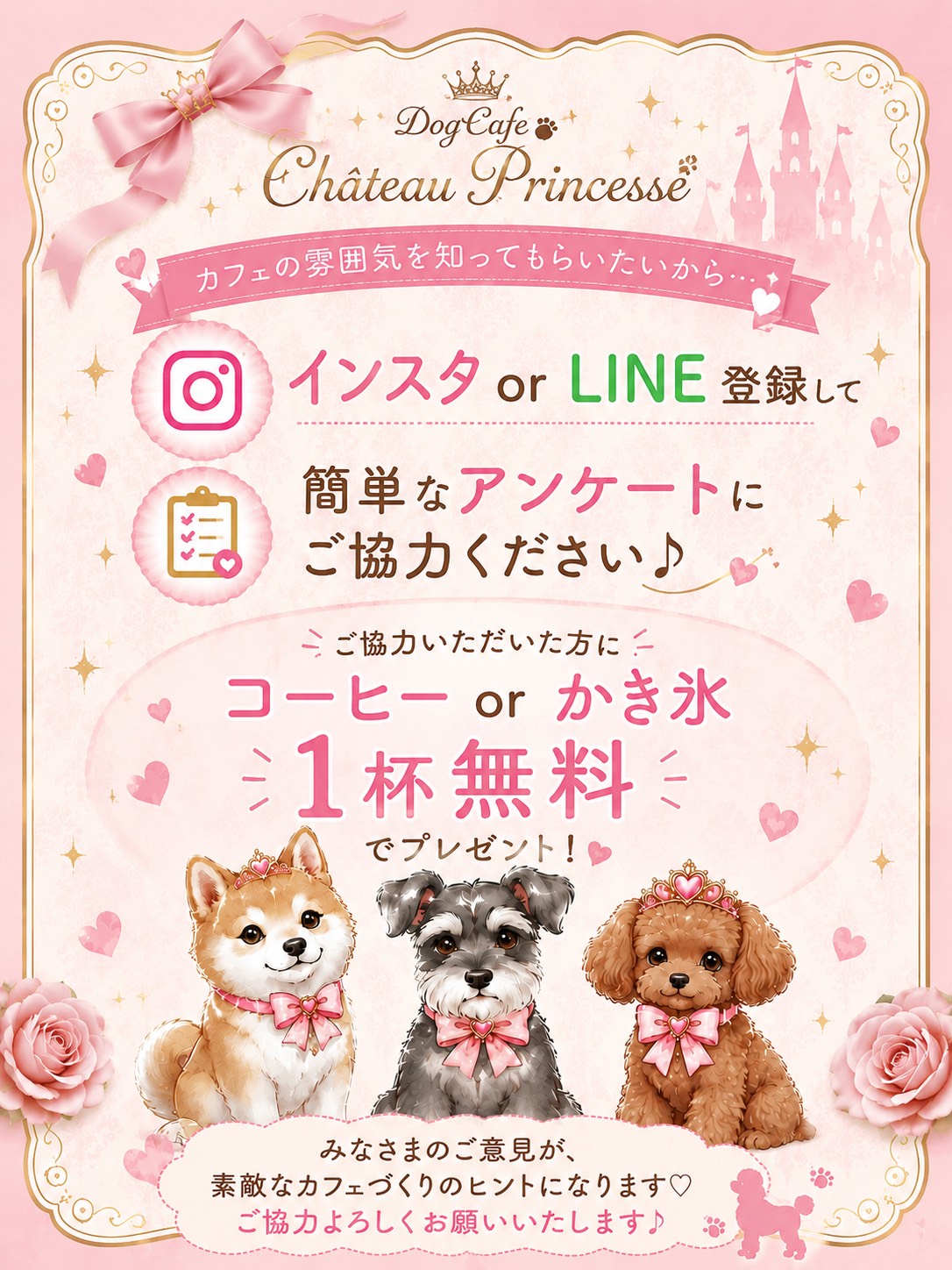 Instagram・LINE公式アカウントのご案内